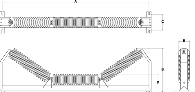 Pioneer Conveyor Impact Tops